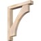Ekena Millwork Westlake Block Smooth Bracket w/ Offset Brace, Douglas Fir, 5 1/2"W x 34"D x 40"H BKT0604X34X40WTL05SDF - alternate 1
